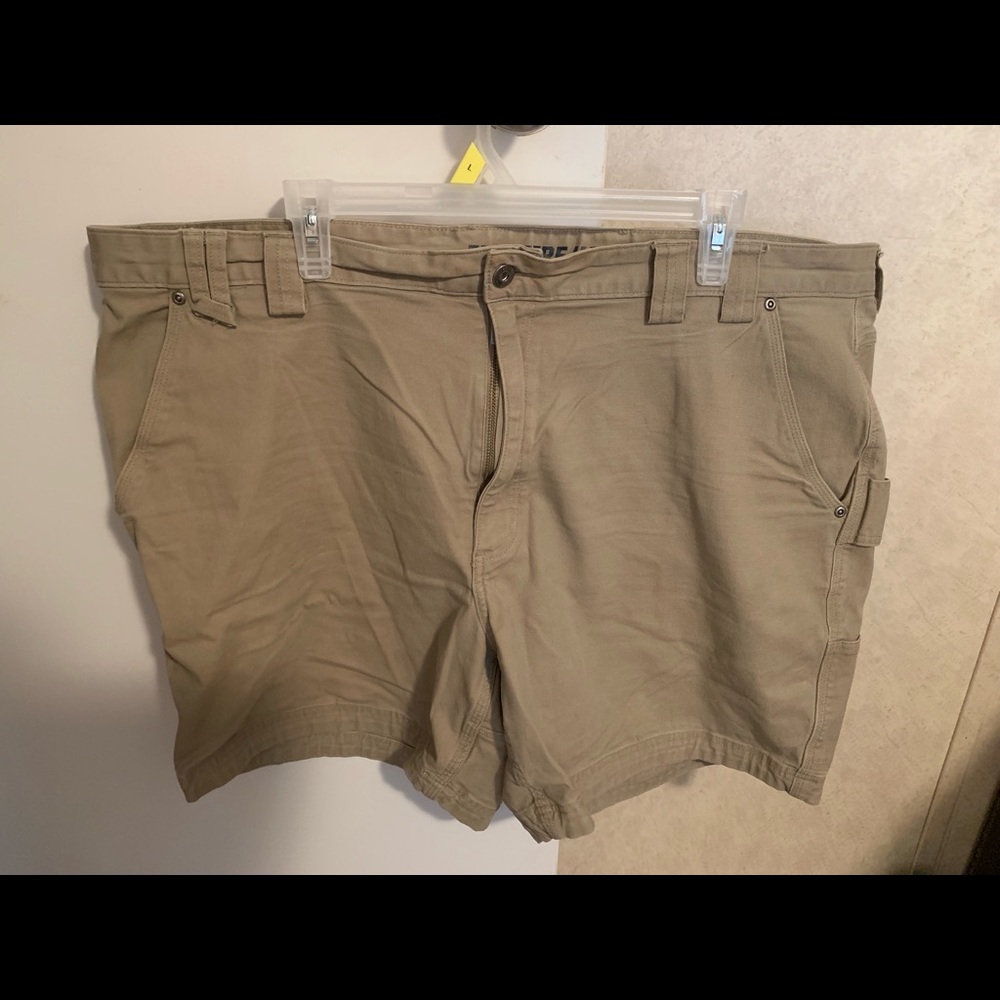 Duluth Trading firehouse flex shorts